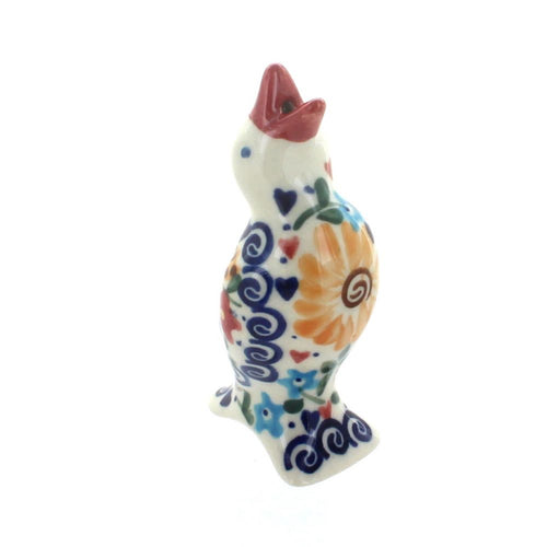 Polish Pottery Butterfly Pie Bird
