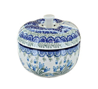 Polish Pottery Tulip Bouquet Apple Baker