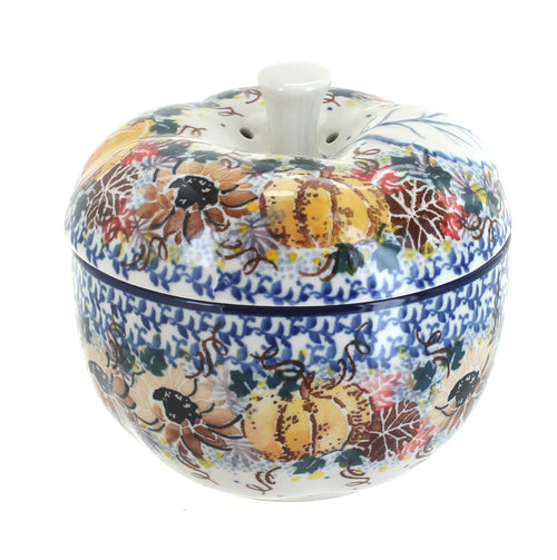 Polish Pottery Harvest Bounty Apple Baker