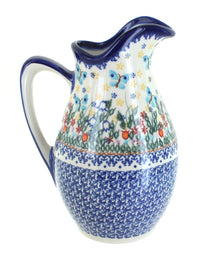 Polish Pottery Garden of Eden Pitcher