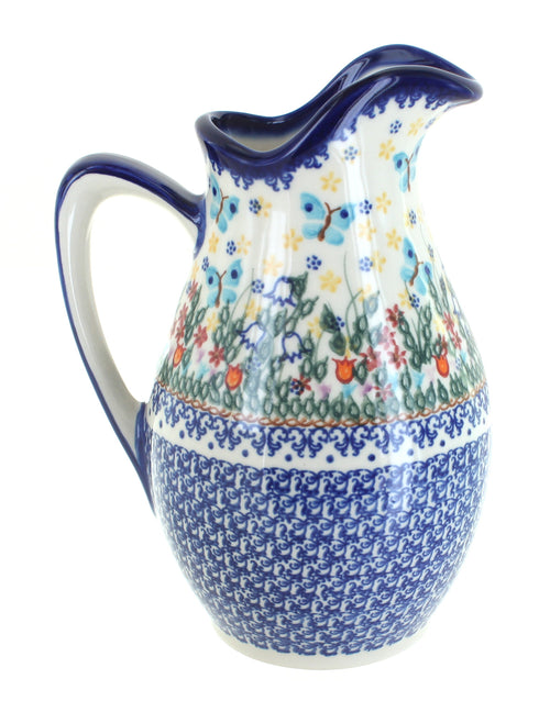 Polish Pottery Garden of Eden Pitcher