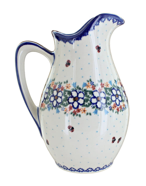 Polish Pottery Scarlett Pitcher