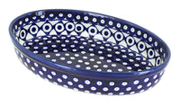 Polish Pottery Xandra Small Oval Baker
