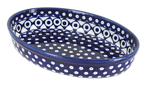 Polish Pottery Xandra Small Oval Baker