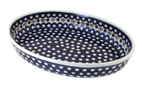 Polish Pottery Nature Medium Oval Baker