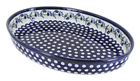 Polish Pottery Sweet Annie Large Oval Baker