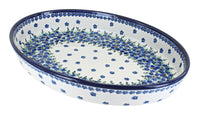 Polish Pottery Kalina Large Oval Baker