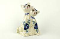 Daisy Surprise Twin Cats Polish Pottery