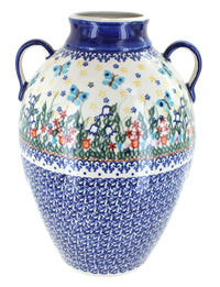 Polish Pottery Garden of Eden Large Jug Vase