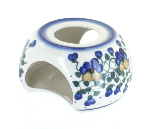 Polish Pottery Pansies Teapot Warmer