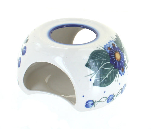 Polish Pottery Forget Me Not Teapot Warmer