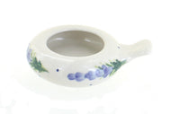 Polish Pottery Lavender Field Candle Holder