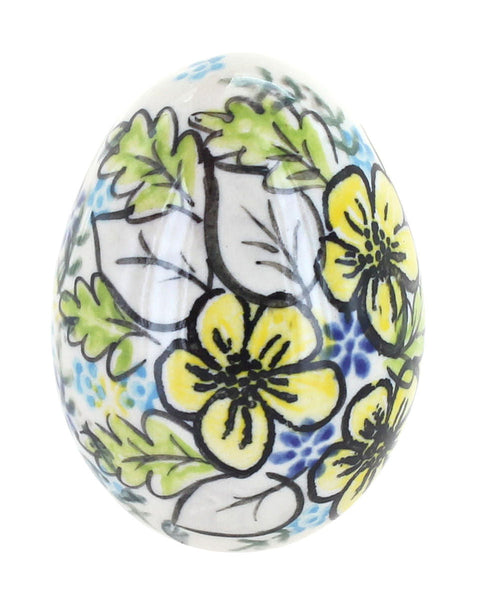 Polish Pottery Alyssa Small Decorated Egg