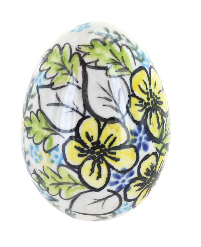 Polish Pottery Alyssa Small Decorated Egg