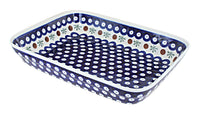 Polish Pottery Nature Small Rectangular Baker