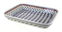 Polish Pottery Evergreen Medium Rectangular Baker