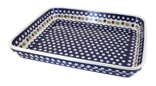 Polish Pottery Nature Large Rectangular Baker