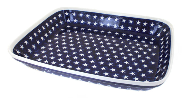 Stars Large Rectangular Baker