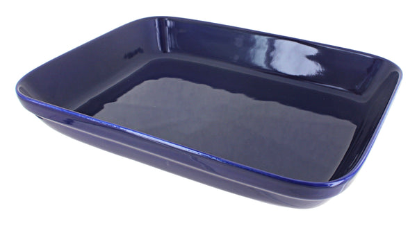 Cobalt Large Rectangular Baker
