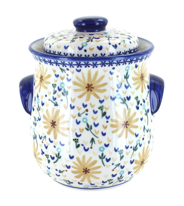 Yellow Daisy Cookie Jar