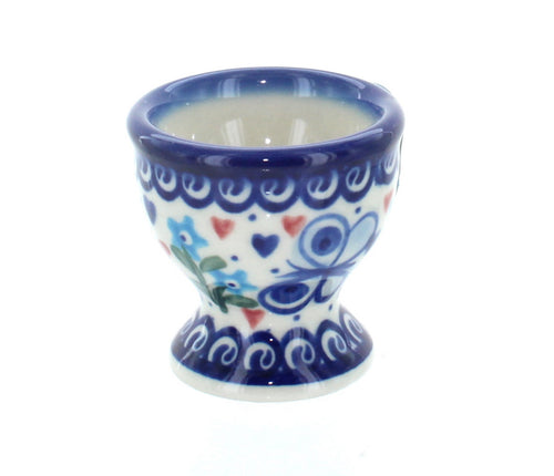 Polish Pottery Butterfly Egg Cup