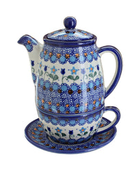 Polish Pottery Savannah Tea for One