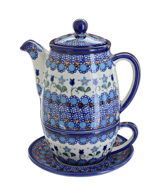Polish Pottery Savannah Tea for One