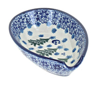Polish Pottery Evergreen Magic Small Spoon Rest