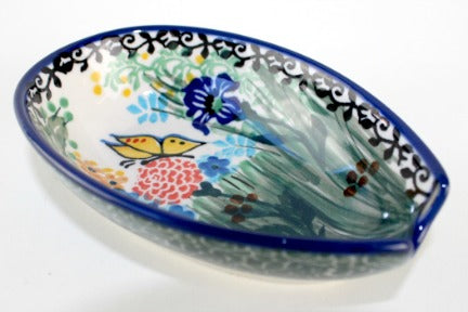 Teresa Small Spoon Rest Polish Pottery