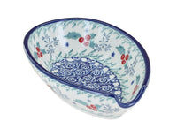 Polish Pottery December Joy Small Spoon Rest