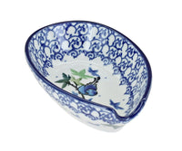 Polish Pottery Mockingbird Small Spoon Rest