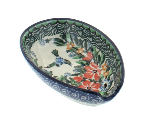 Polish Pottery Maria Small Spoon Rest