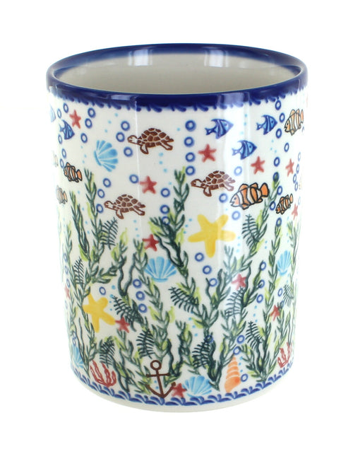 Polish Pottery Atlantis Utensil Jar