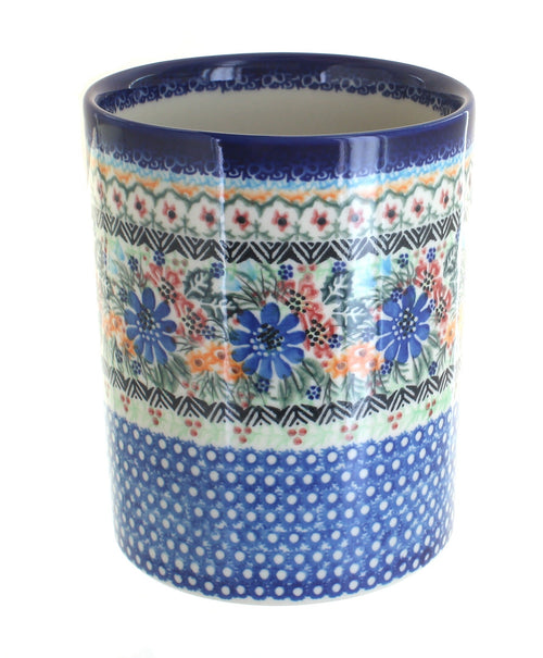Polish Pottery Ashley Utensil Jar