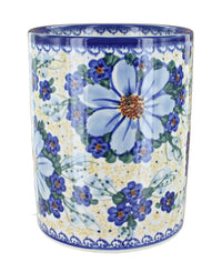 Polish Pottery Daisy Surprise Utensil Jar