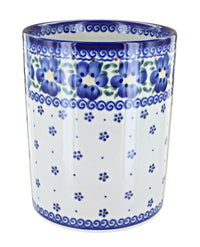 Polish Pottery Spring Blossom Utensil Jar