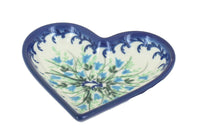 Polish Pottery Misty Heart Dish