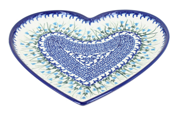 Misty Large Heart Plate