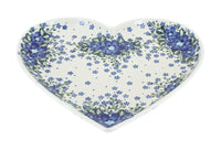 Polish Pottery Melanie Large Heart Plate