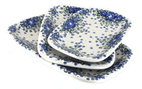 Polish Pottery Melanie 3 Piece Rectangular Serving Set
