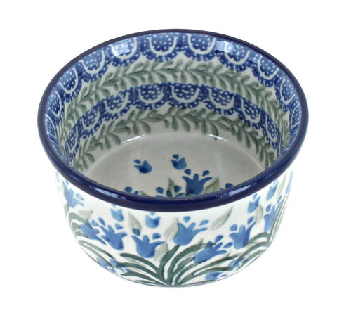 Tulip Bouquet Small Deep Ramekin Polish Pottery
