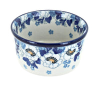 Polish Pottery Georgia Blue Small Deep Ramekin