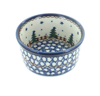 Polish Pottery Rustic Pines Small Deep Ramekin