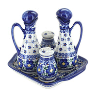 Polish Pottery Spring Blossom Table Accessory Set