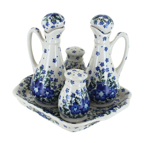 Polish Pottery Melanie Table Accessory Set