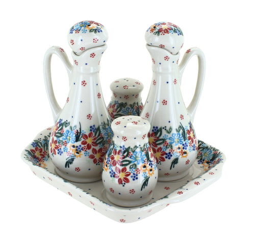 Polish Pottery Tara Table Accessory Set