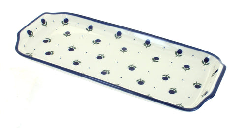 Polish Pottery Blueberry Bread Tray