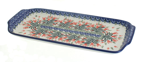 Polish Pottery Spring Tulip Bread Tray