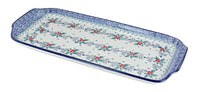 Polish Pottery December Joy Bread Tray