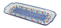 Polish Pottery Memory Garden Bread Tray